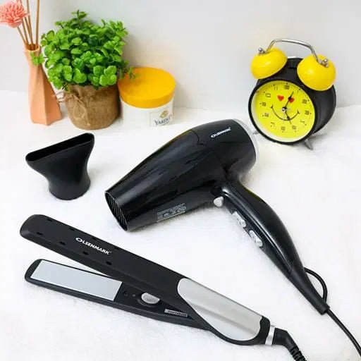 💇‍♀️ 2-in-1 Hair Styler Kit 🔥 Straighten & Volumize with Ease!