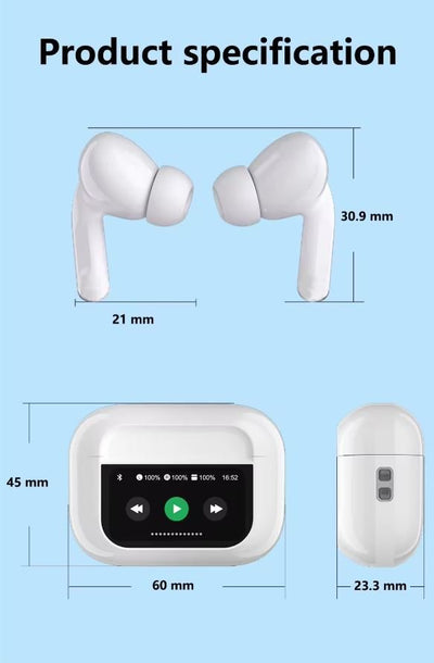 Z90 Pro Wireless Earbuds ANC | LED | Ultra Low Lag ⚡