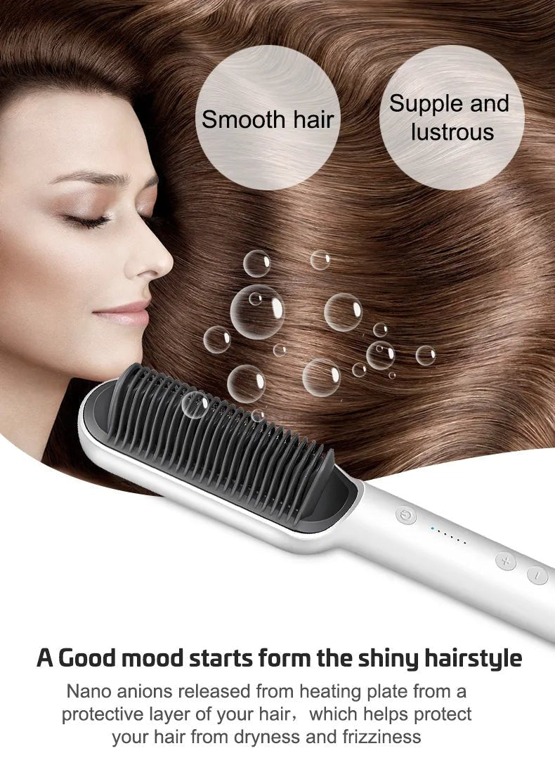 ⚡Electric Hair Straightening Comb