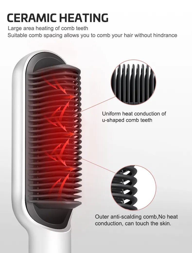 ⚡Electric Hair Straightening Comb