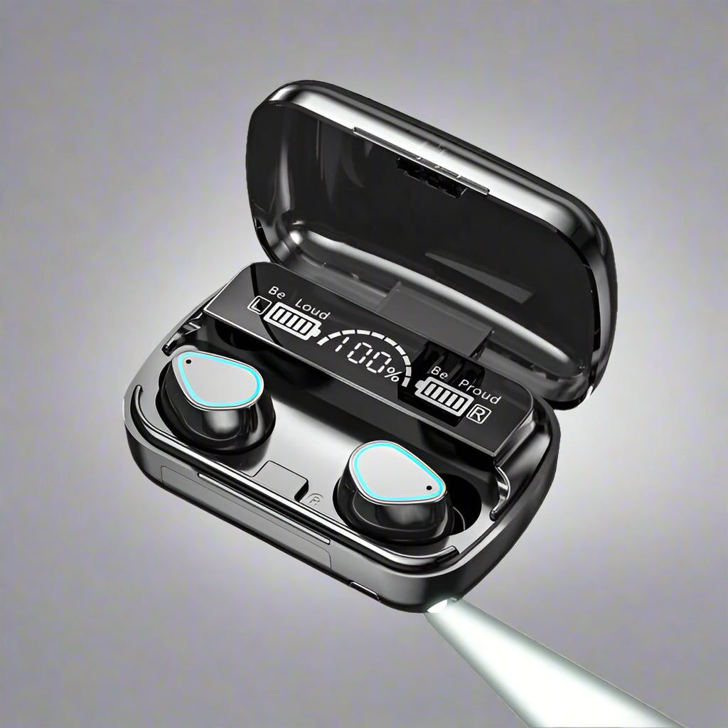 Bluetooth LED Display 5.1 Wireless Earphones