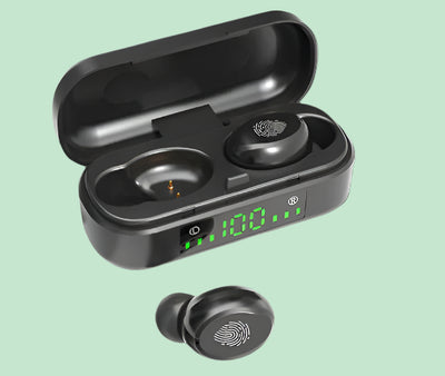🎧 Stereo 5.0 Bluetooth Earbuds with Battery Display