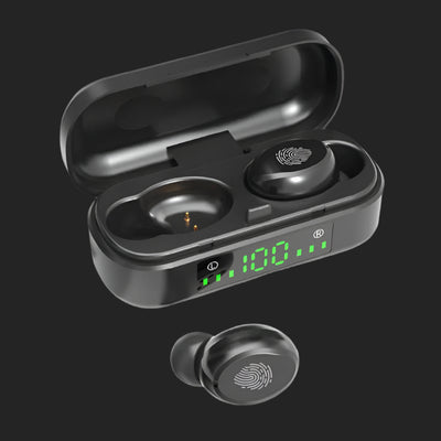 🎧 Stereo 5.0 Bluetooth Earbuds with Battery Display