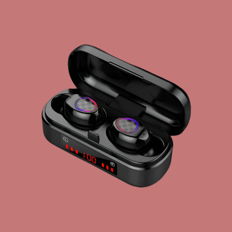 🎧 Stereo 5.0 Bluetooth Earbuds with Battery Display