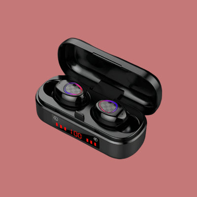 🎧 Stereo 5.0 Bluetooth Earbuds with Battery Display