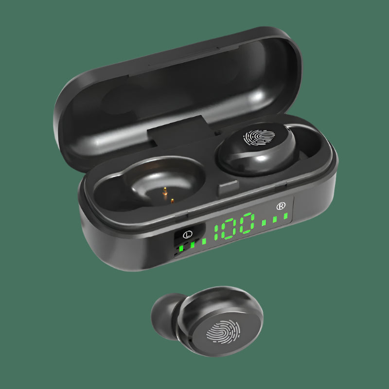 🎧 Stereo 5.0 Bluetooth Earbuds with Battery Display